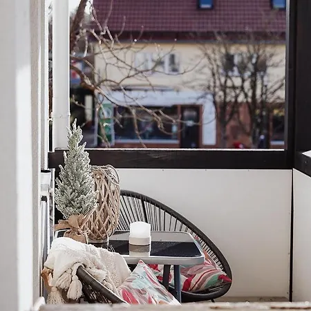Cozy Nuernberg-schwaig-messe-kueche-balkon Apartment